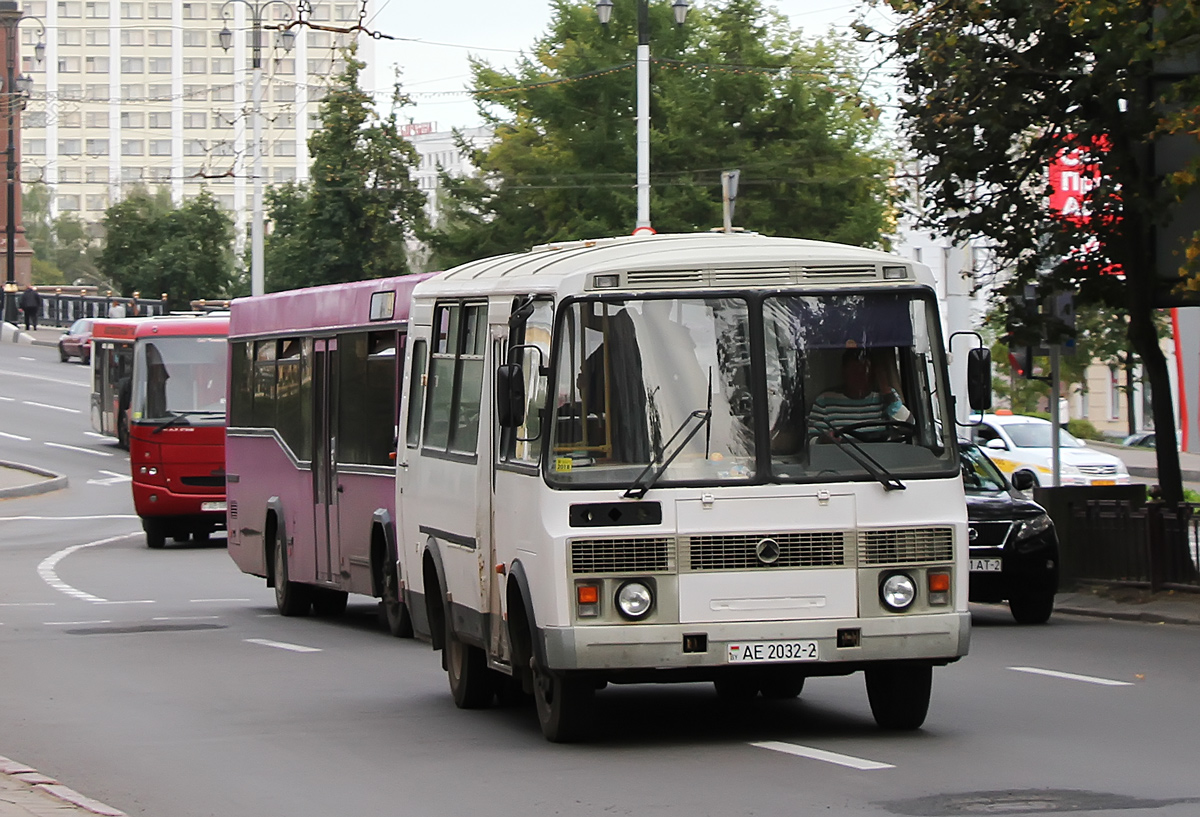 Витебская область, МАЗ-256.270 № АВ 6888-2; Витебская область, МАЗ-104.С21 № АА 3255-2; Витебская область, ПАЗ-32053 № АЕ 2032-2