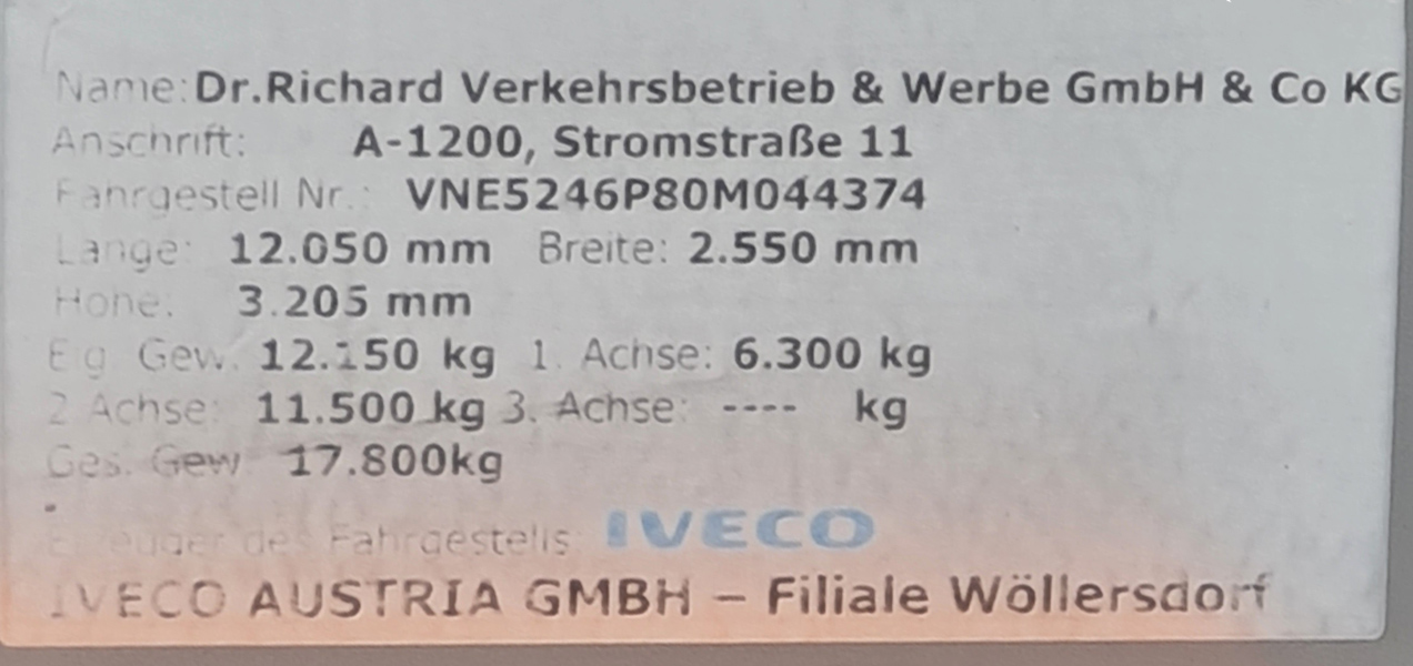 Австрия, IVECO Crossway LE LINE 12M № 4405