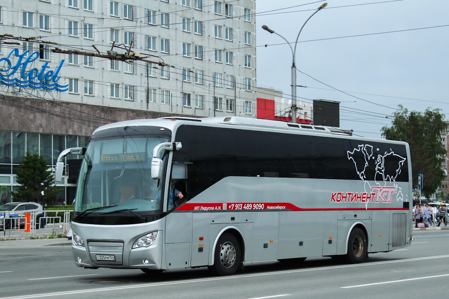 Новосибирская область, Higer A80 № С 325 РМ 154 Новосибирская область, Higer A80 № С 325 РМ 154