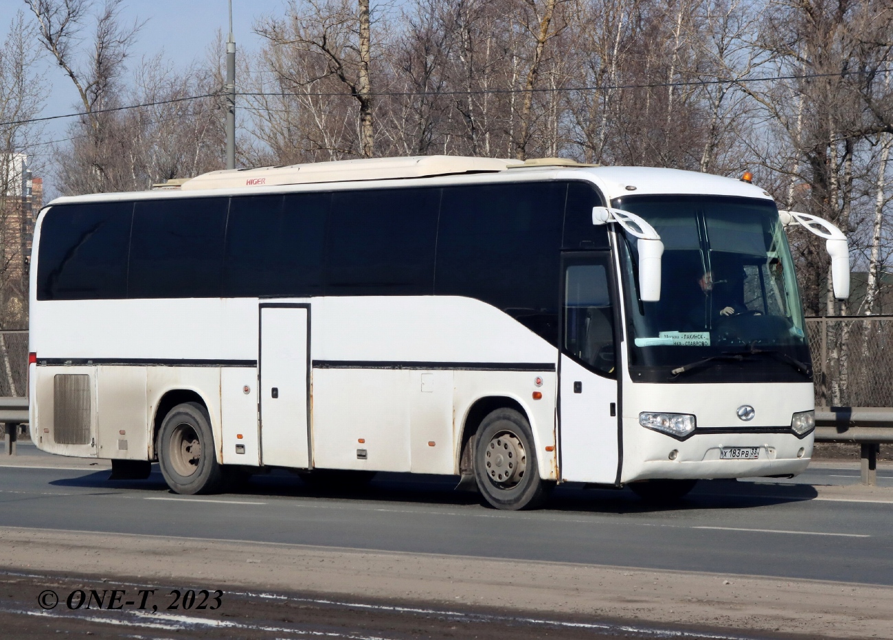 Владимирская область, Higer KLQ6109Q № Х 183 РВ 33