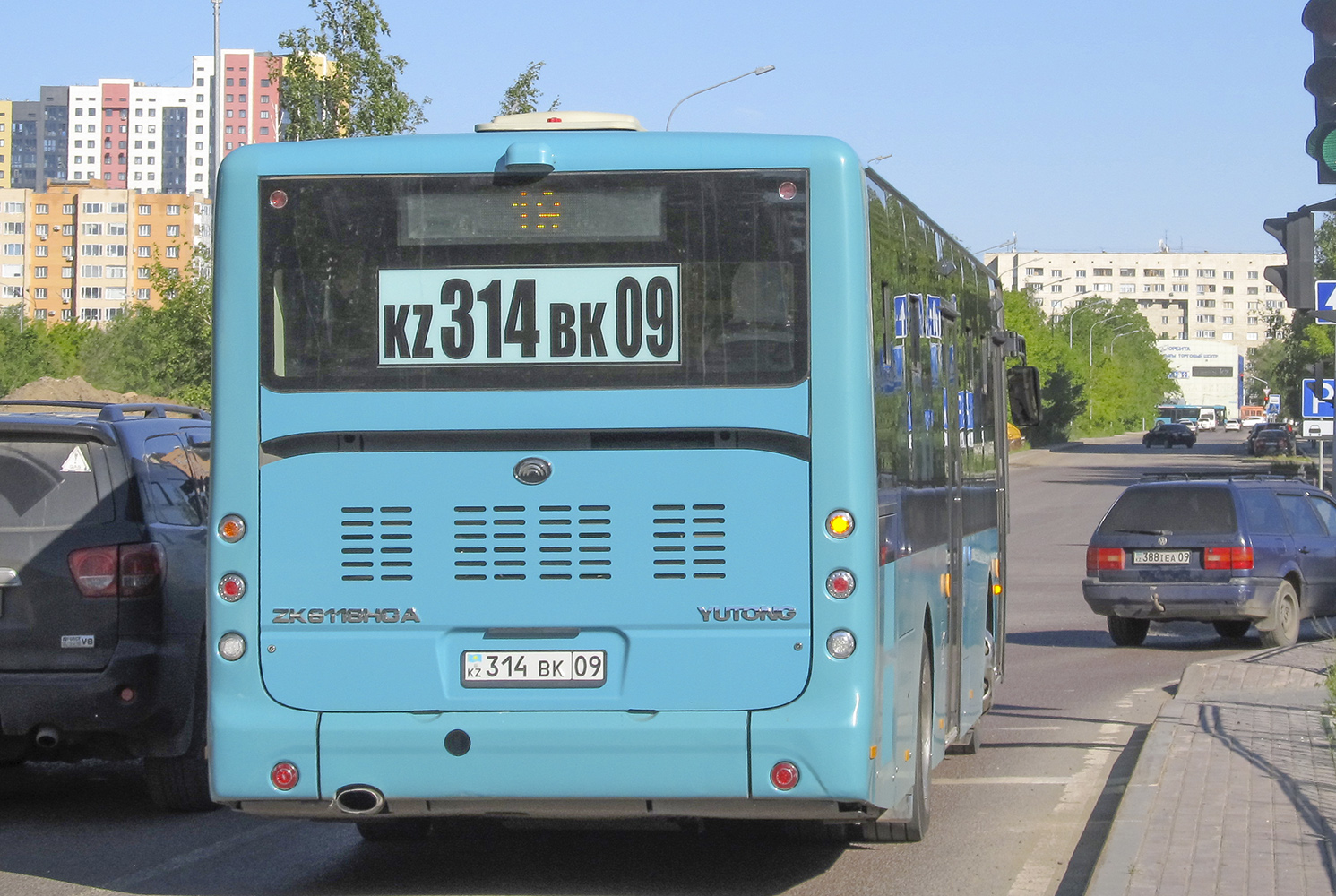 Карагандинская область, Yutong ZK6118HGA (QazTehna) № 314 BK 09