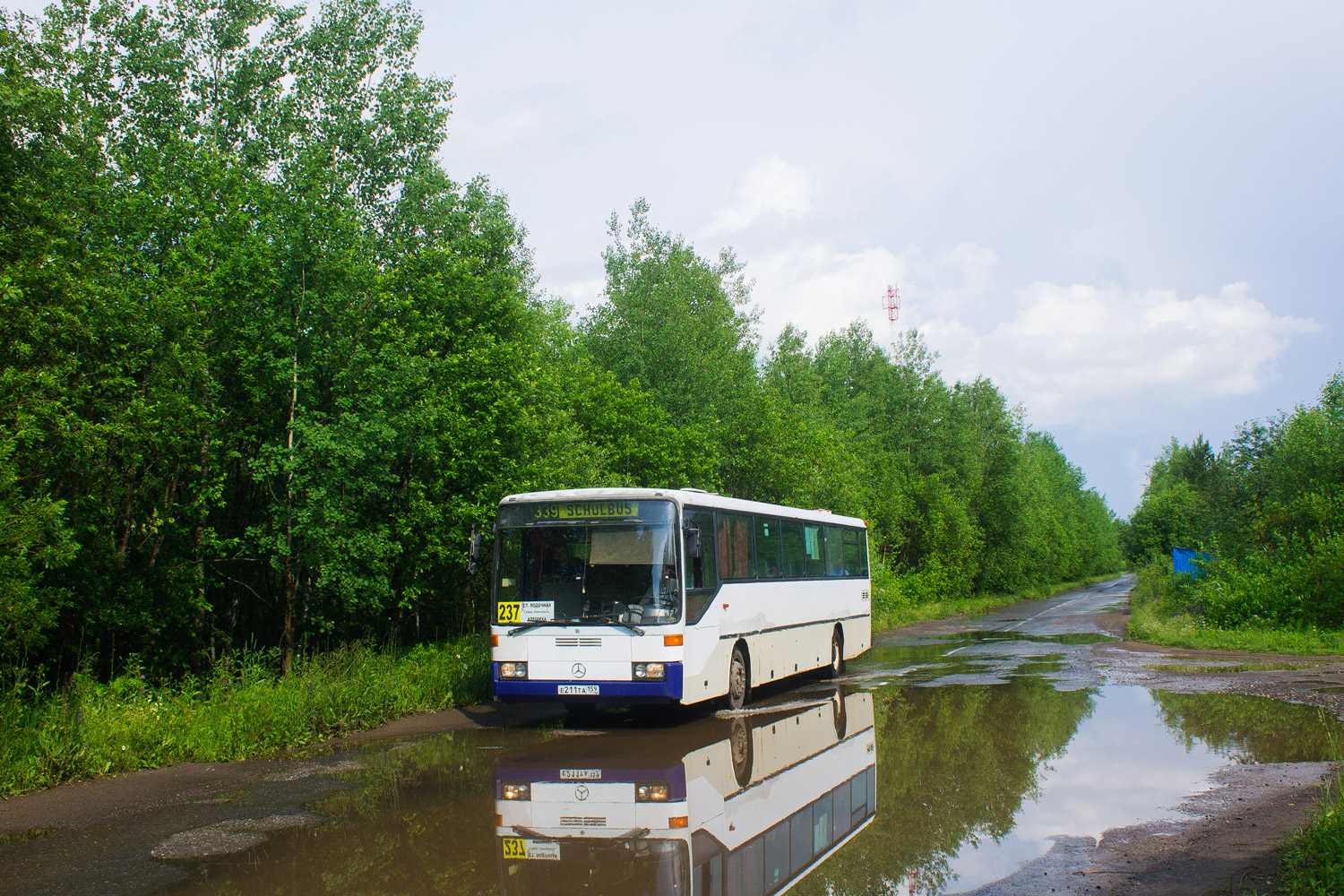 Perm region, Mercedes-Benz O408 Nr. Е 211 ТА 159