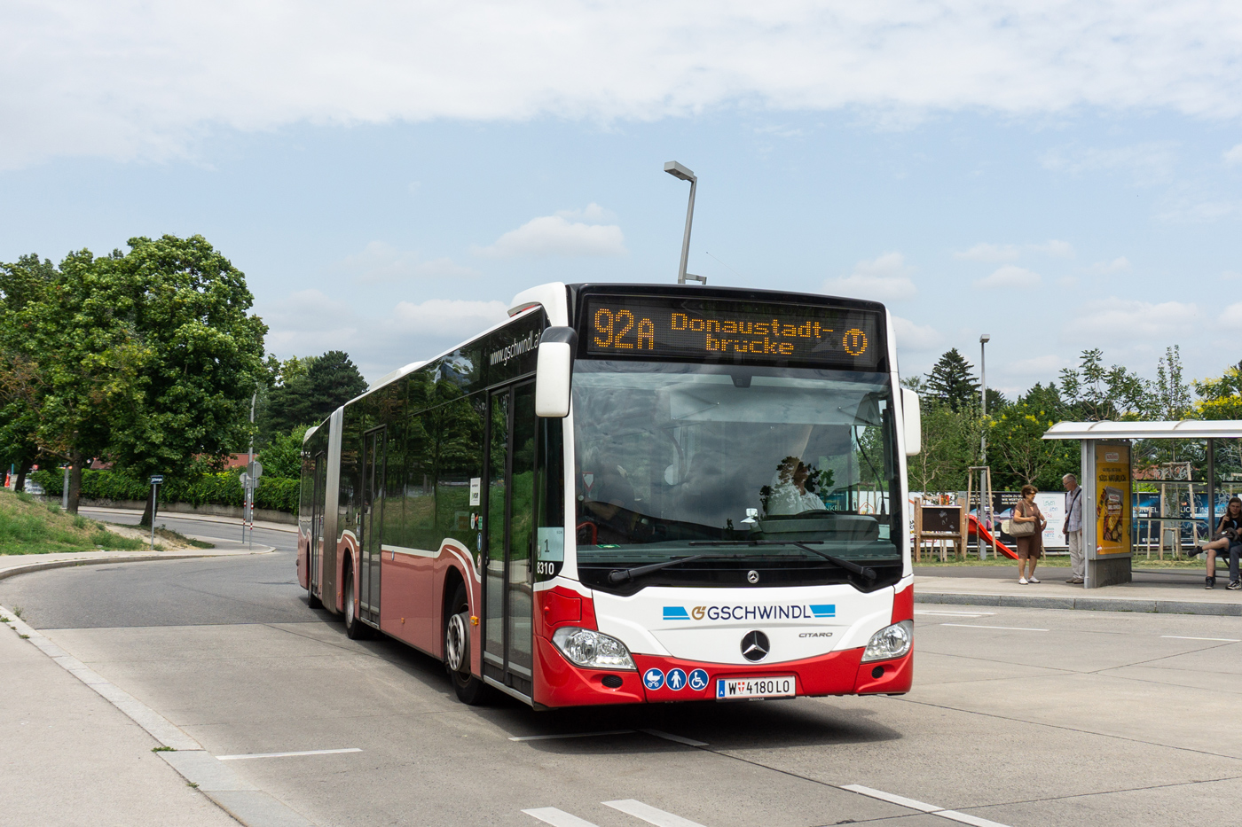 Австрия, Mercedes-Benz Citaro C2 G № 8310