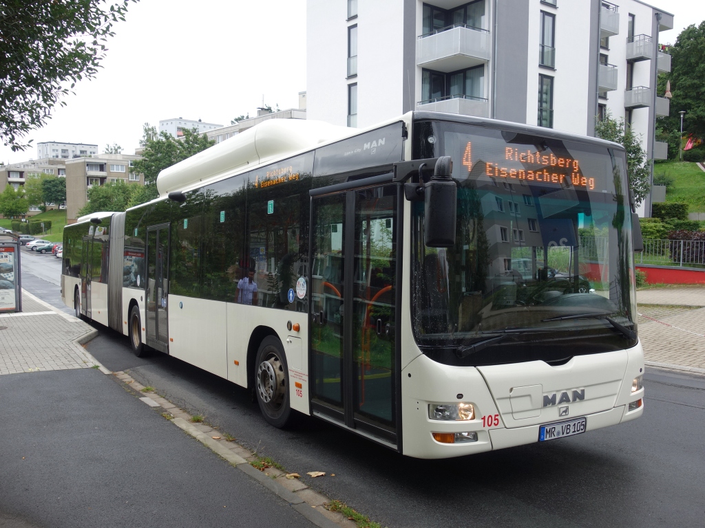 Гессен, MAN A40 Lion's City GL NG313 CNG № 105