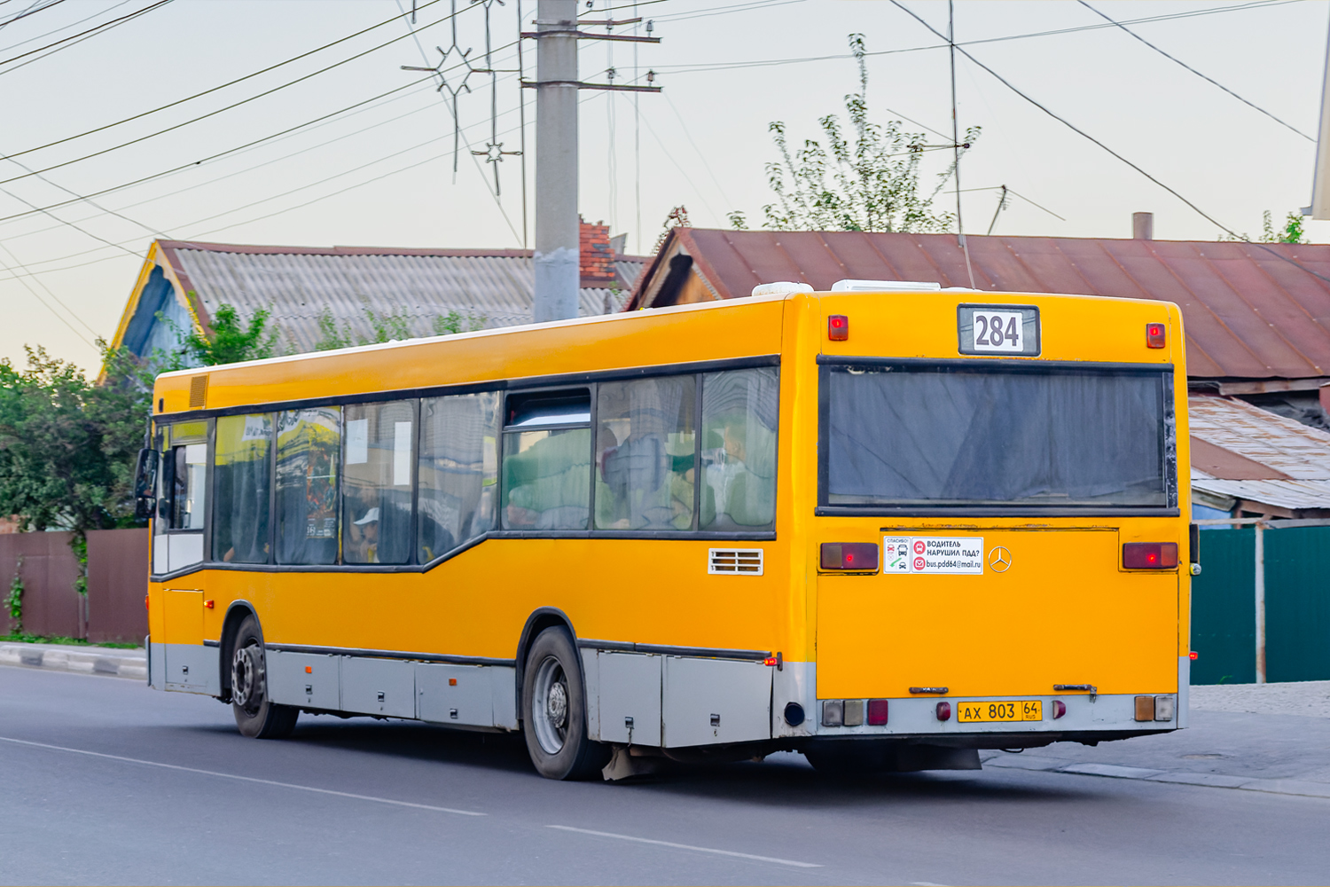 Саратовская область, Mercedes-Benz O405N2 № АХ 803 64