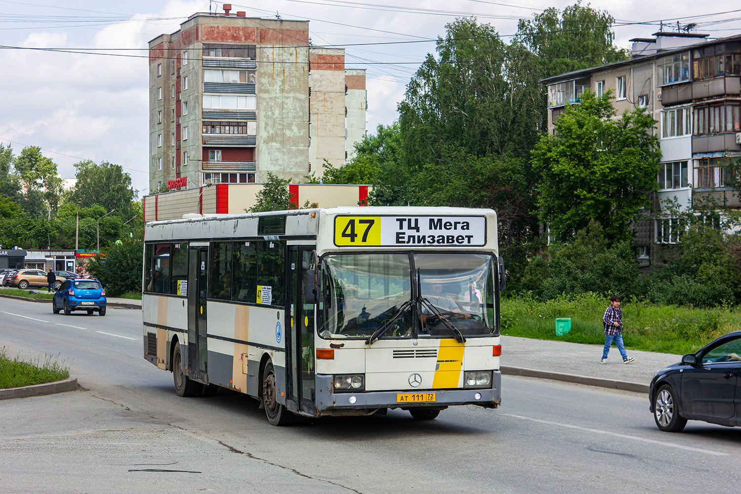 Свердловская область, Mercedes-Benz O405 № АТ 111 72