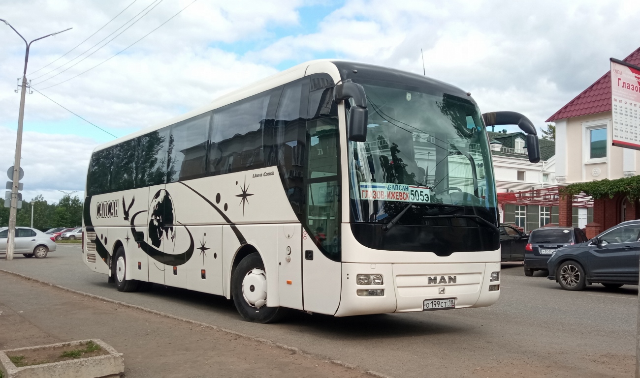 Удмуртия, MAN R07 Lion's Coach RHC444 № О 199 СТ 18