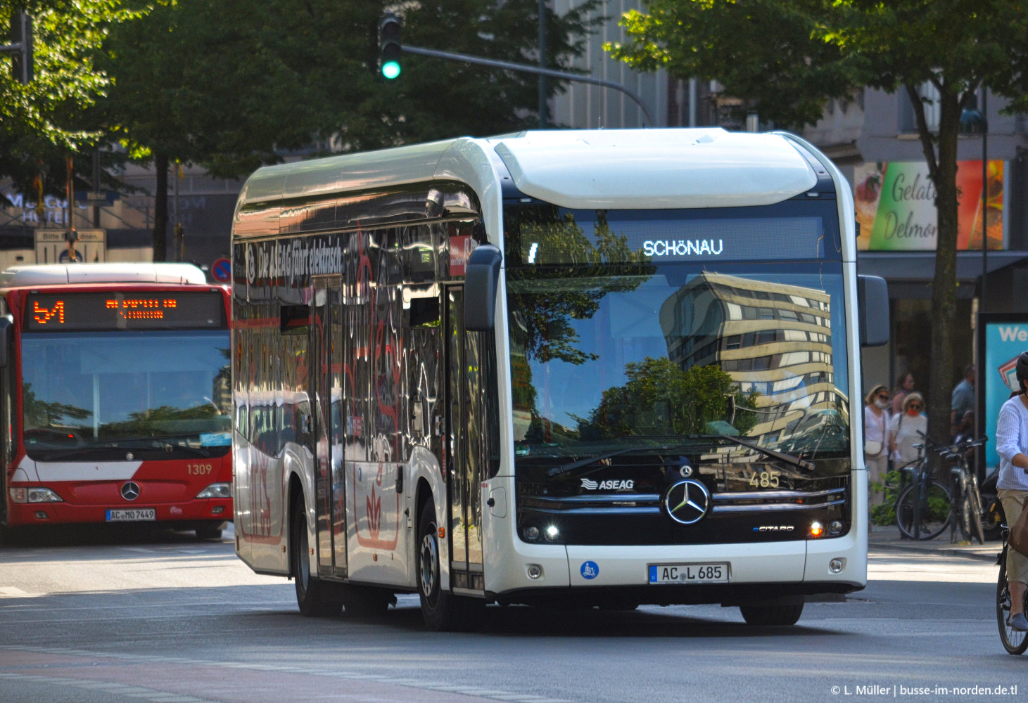 Северный Рейн-Вестфалия, Mercedes-Benz eCitaro № 485