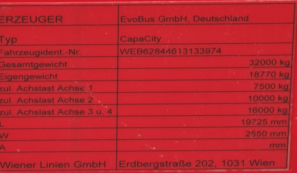 Австрия, Mercedes-Benz CapaCity № 8509