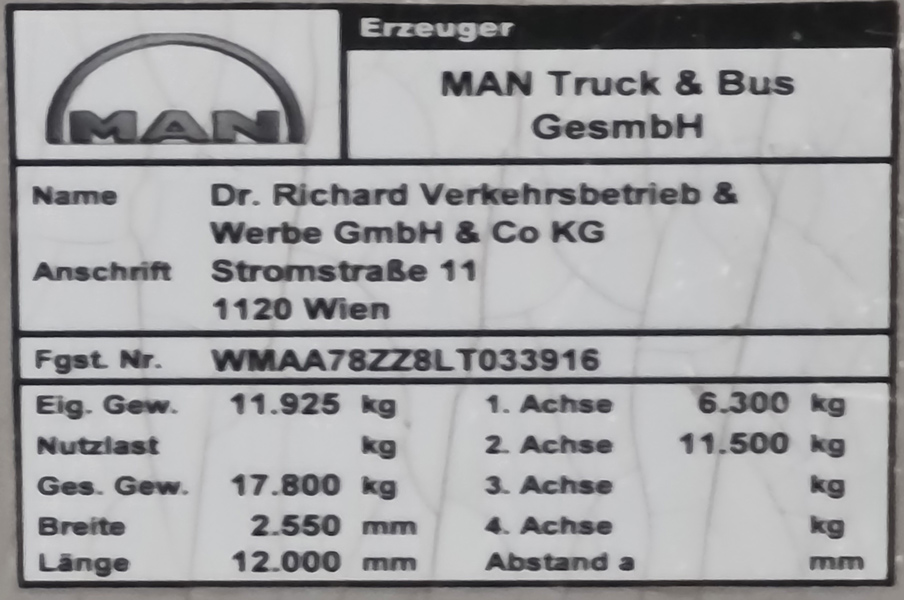 Austrija, MAN A78 Lion's City LE EL293 Nr. 4009