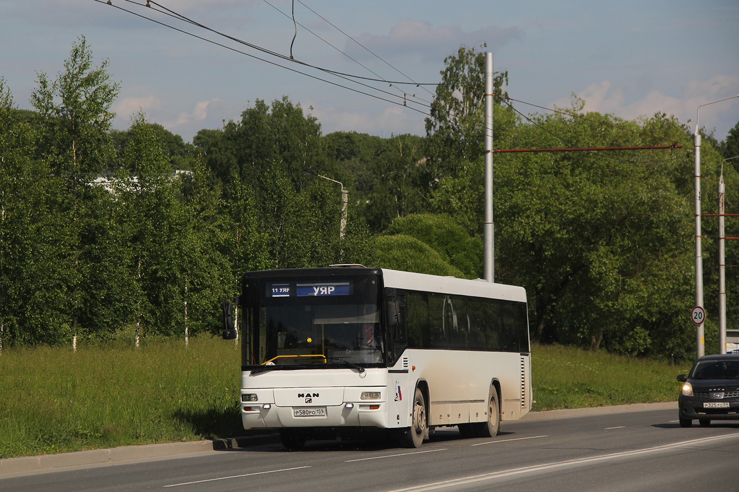 Пермский край, MAN A74 Lion's Classic SL223 № Р 580 РО 159