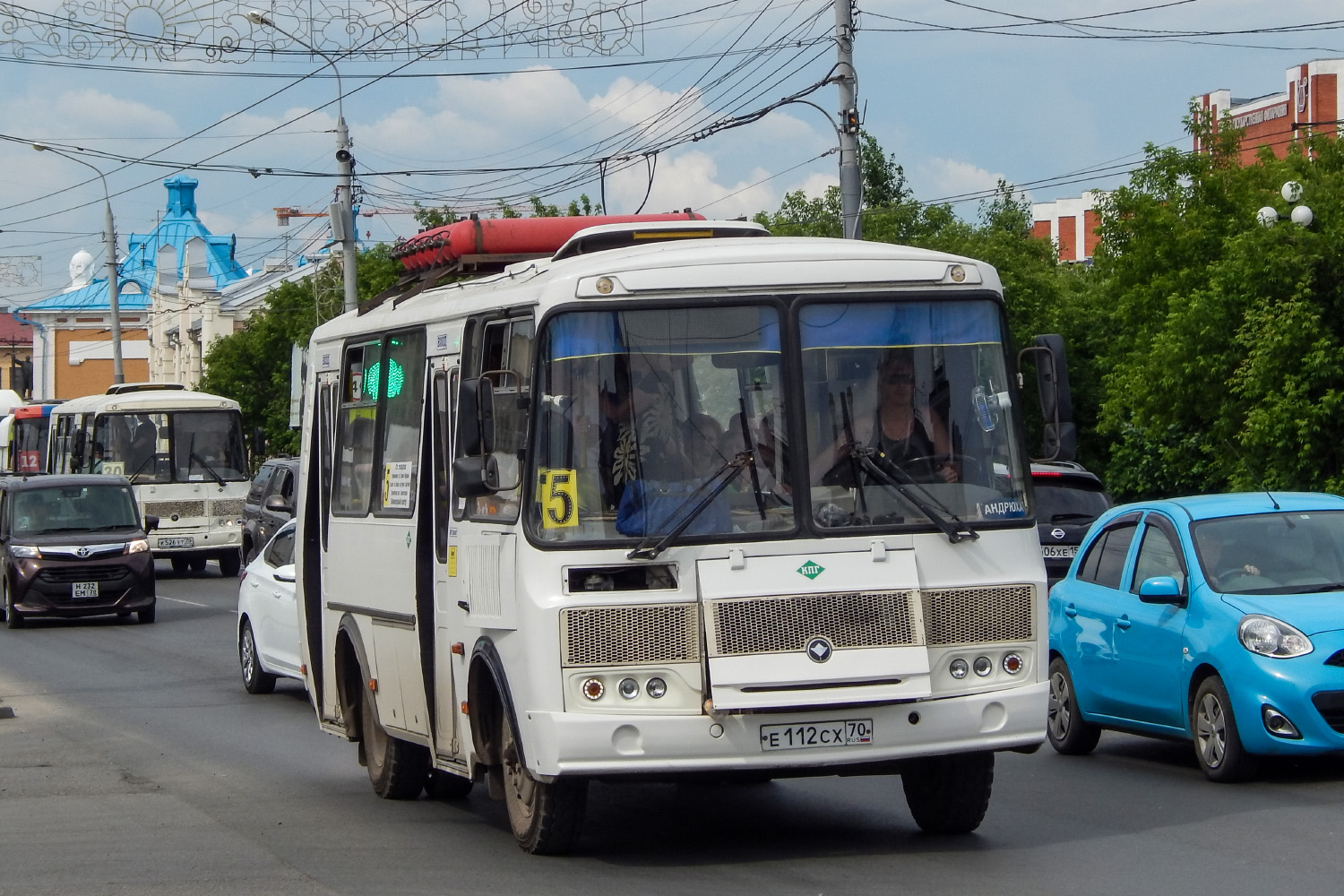 Томская область, ПАЗ-32054 № Е 112 СХ 70