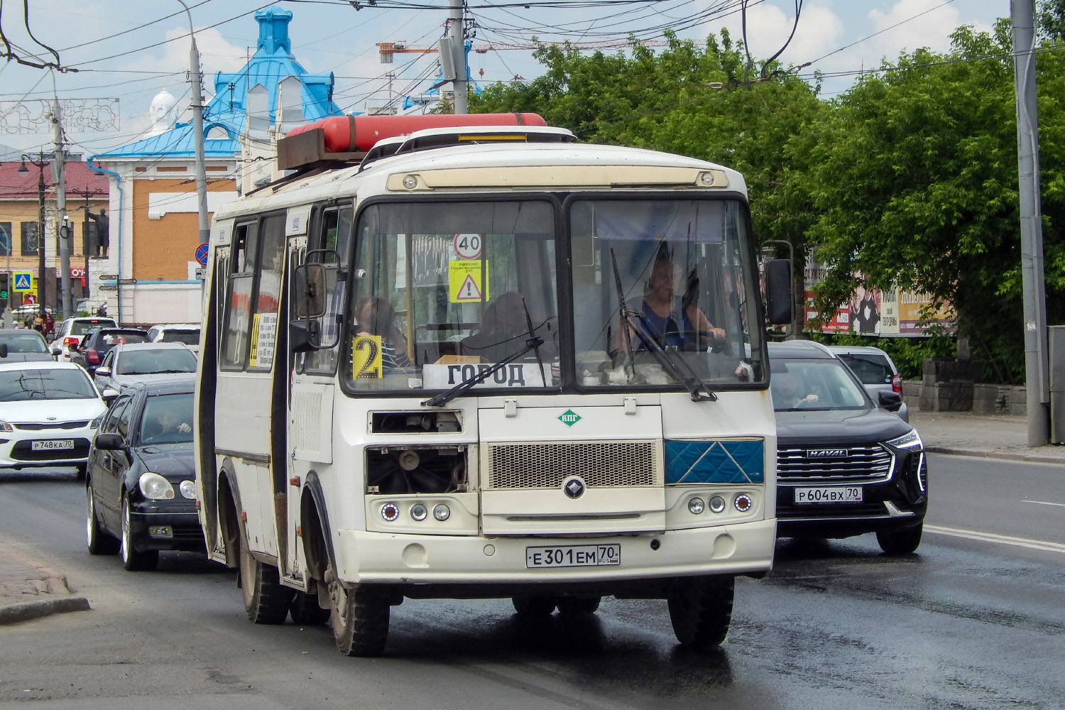 Томская область, ПАЗ-32054 № Е 301 ЕМ 70