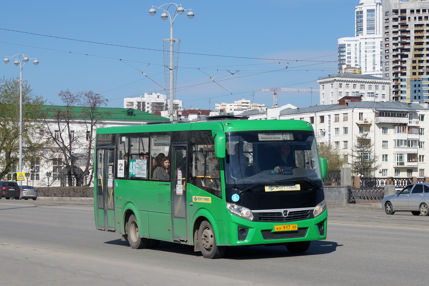 Свердловская область, ПАЗ-320435-04 "Vector Next" № КН 917 66