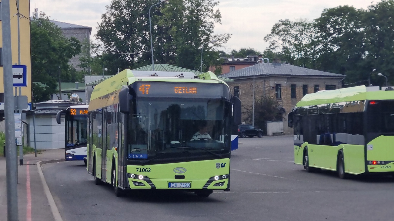 Латвия, Solaris Urbino IV 12 electric № 71062