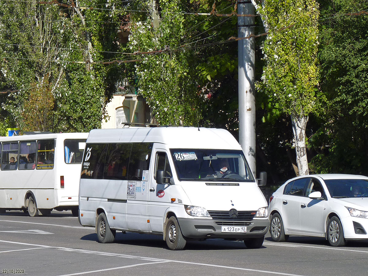 Севастополь, Mercedes-Benz Sprinter W903 313CDI № А 123 ЕР 92