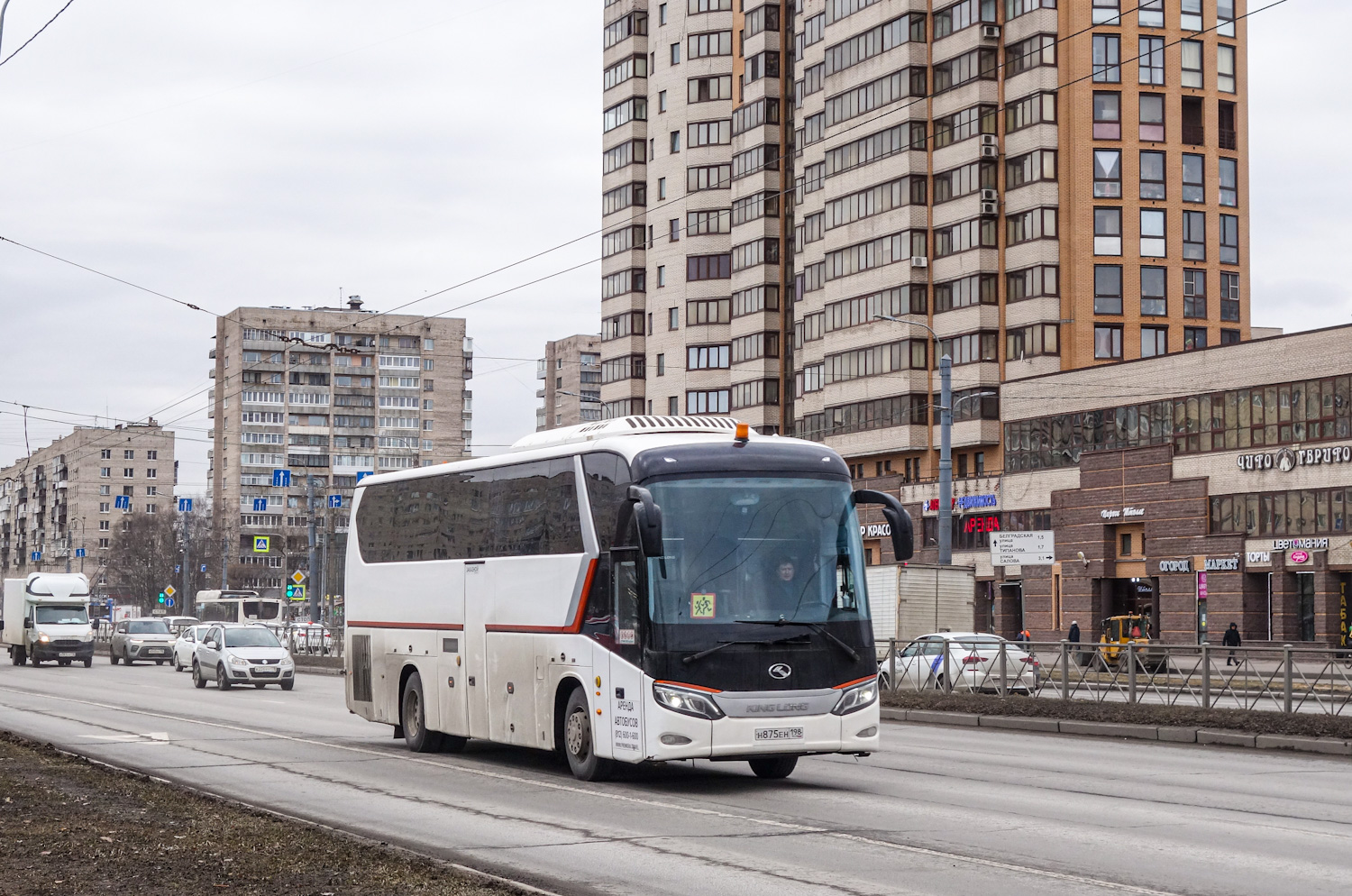 Санкт-Петербург, King Long XMQ6129Y № Н 875 ЕН 198