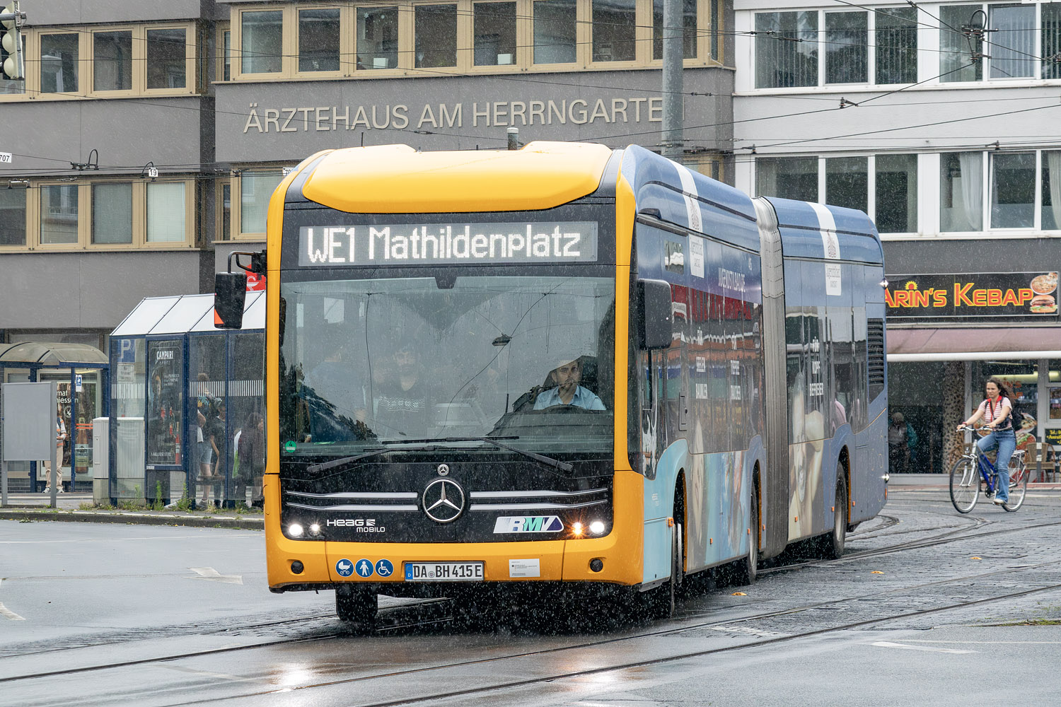 Гессен, Mercedes-Benz eCitaro G № 415; Гессен — Umleitungen · Heinerfest 2024 · Darmstadt · 04.07.2024 — 08.07.2024