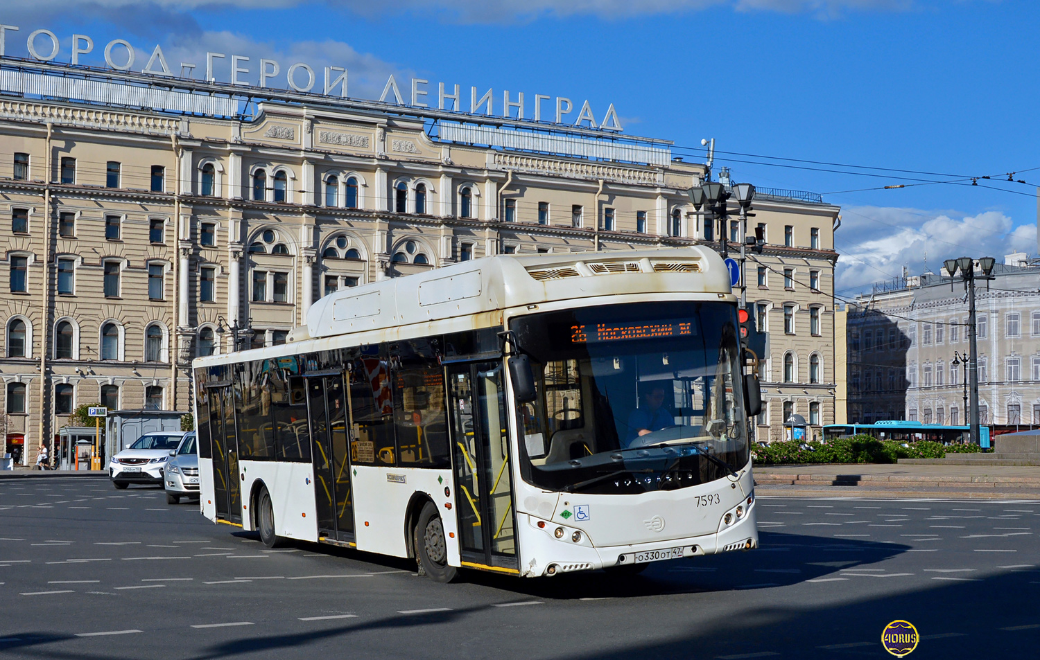 Санкт-Петербург, Volgabus-5270.G2 (CNG) № 7593