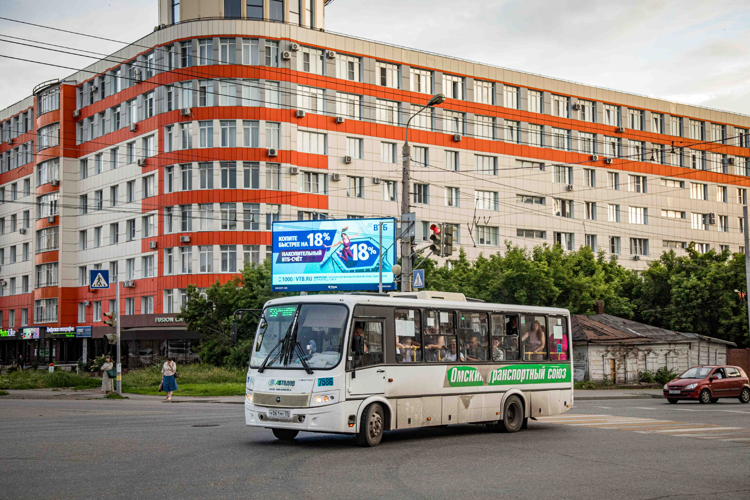 Омская область, ПАЗ-320414-14 "Вектор" № 7586