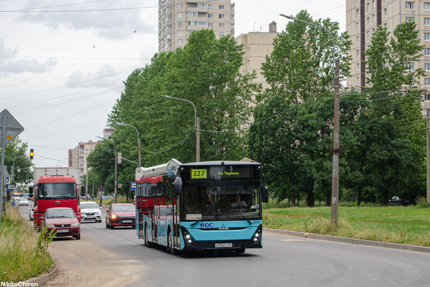 Санкт-Петербург, МАЗ-303.065 № 8199