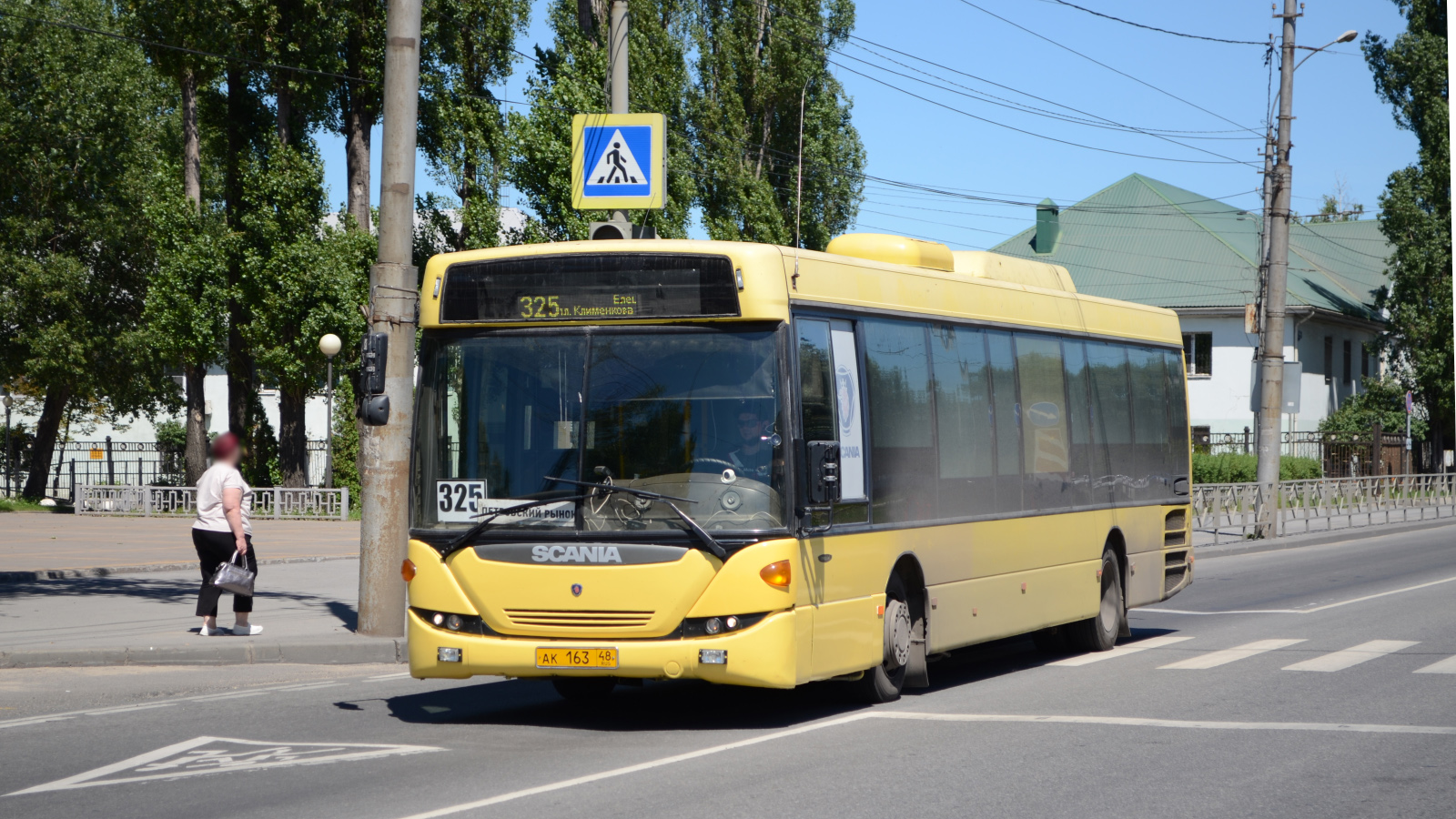 Липецкая область, Scania OmniLink II (Скания-Питер) № АК 163 48