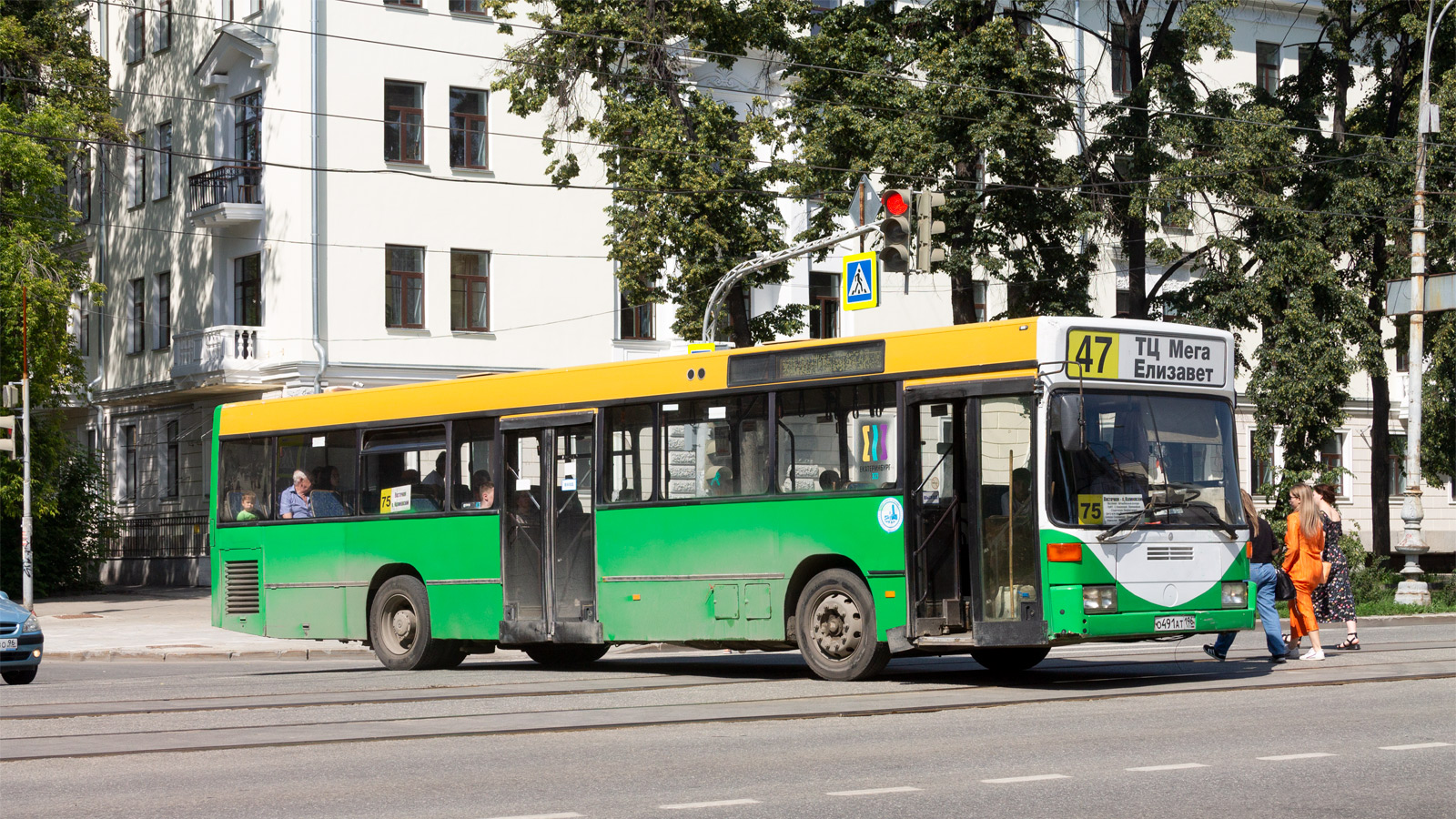 Свердловская область, Mercedes-Benz O405N № О 491 АТ 196