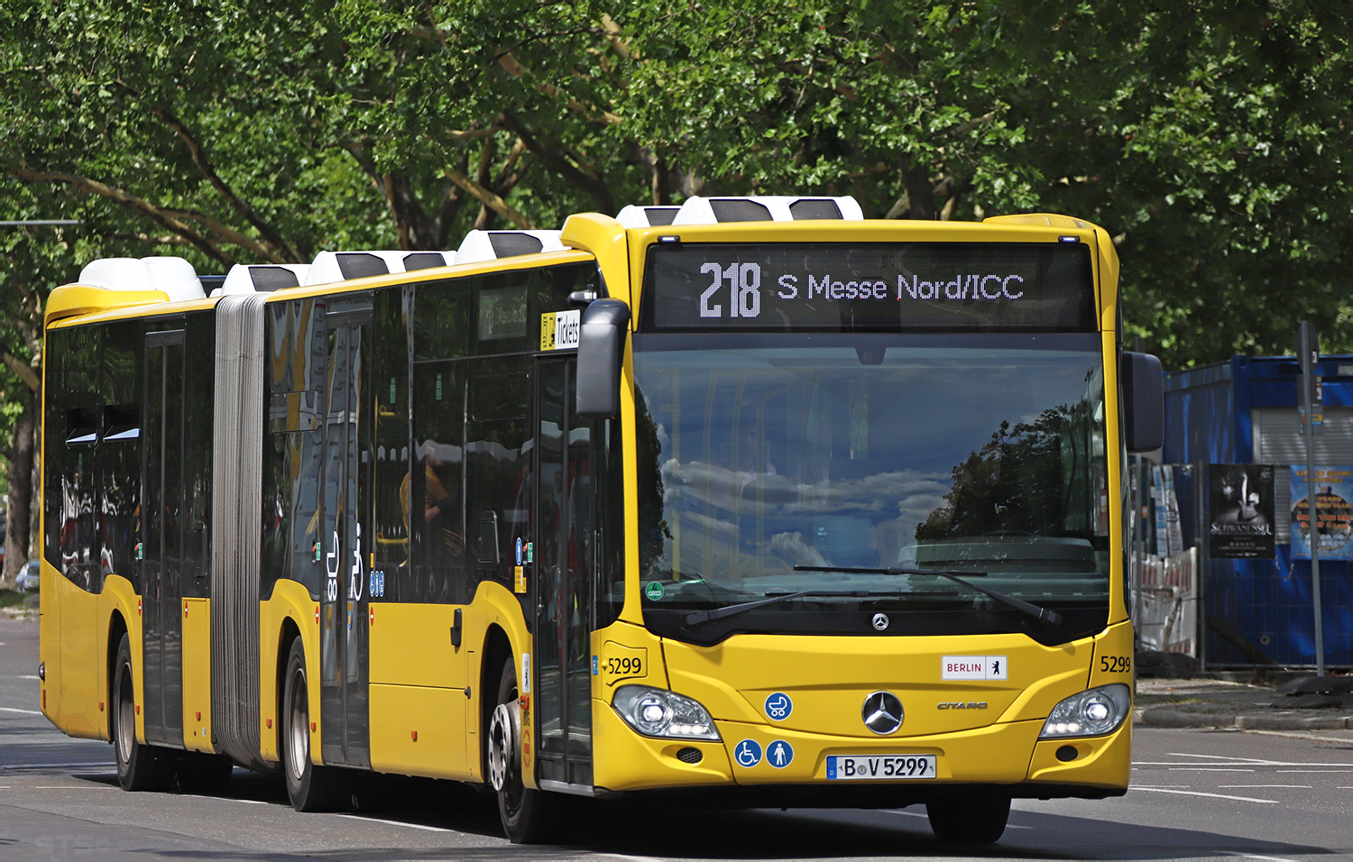 Берлин, Mercedes-Benz Citaro C2 G № 5299
