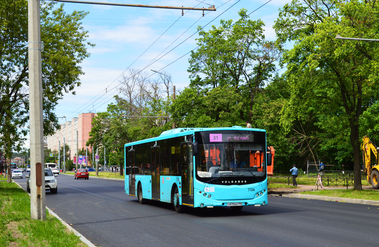 Санкт-Петербург, Volgabus-5270.02 № 7126