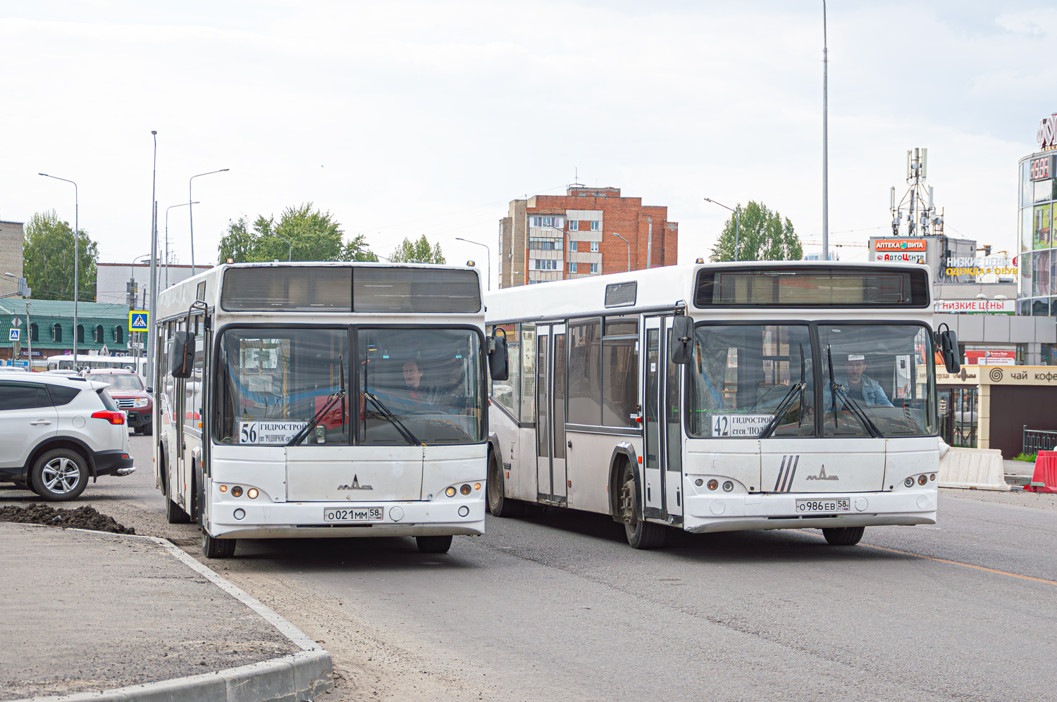 Penza region, MAZ-103.465 Nr. О 021 ММ 58