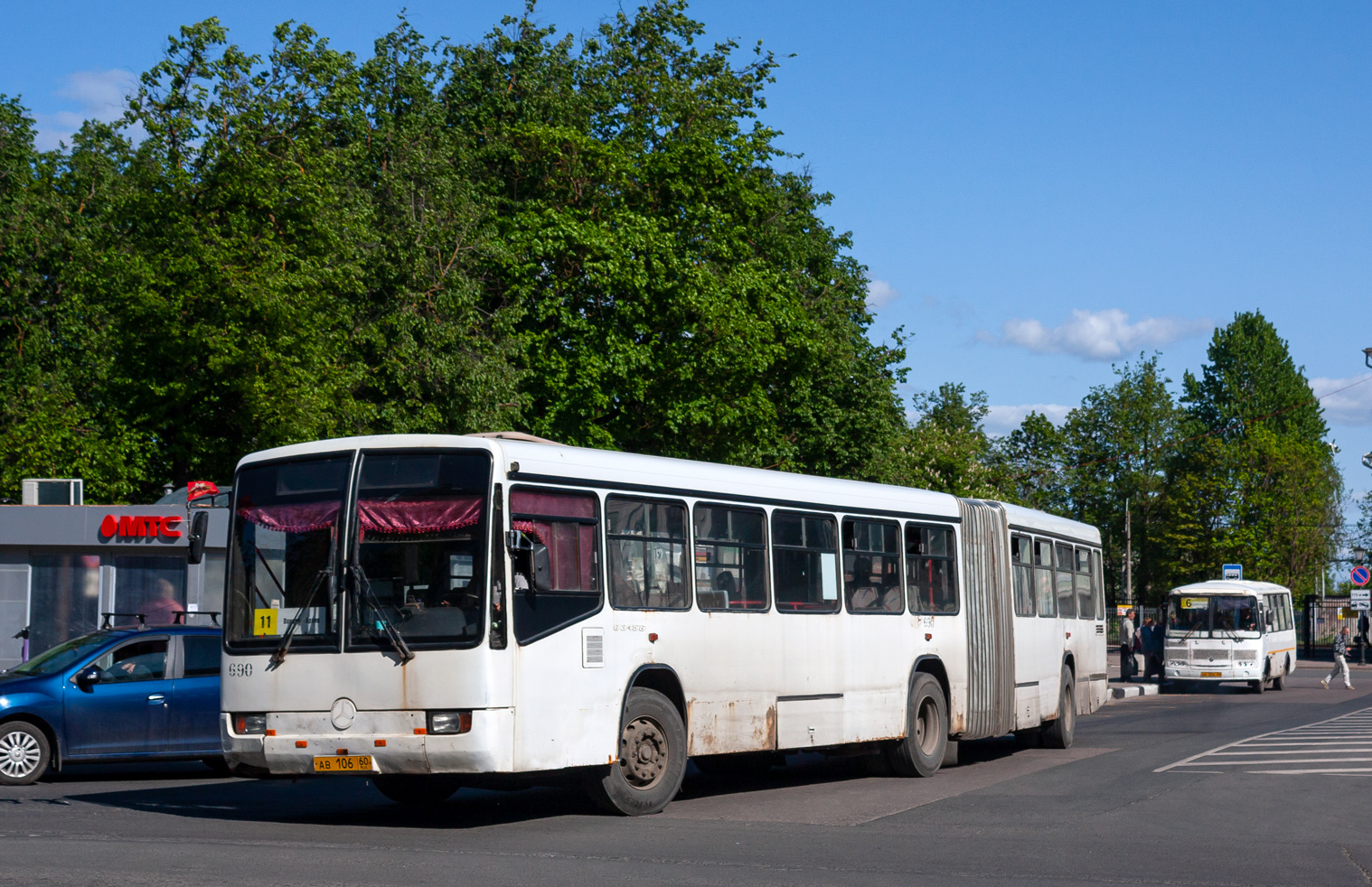 Псковская область, Mercedes-Benz O345G № 690