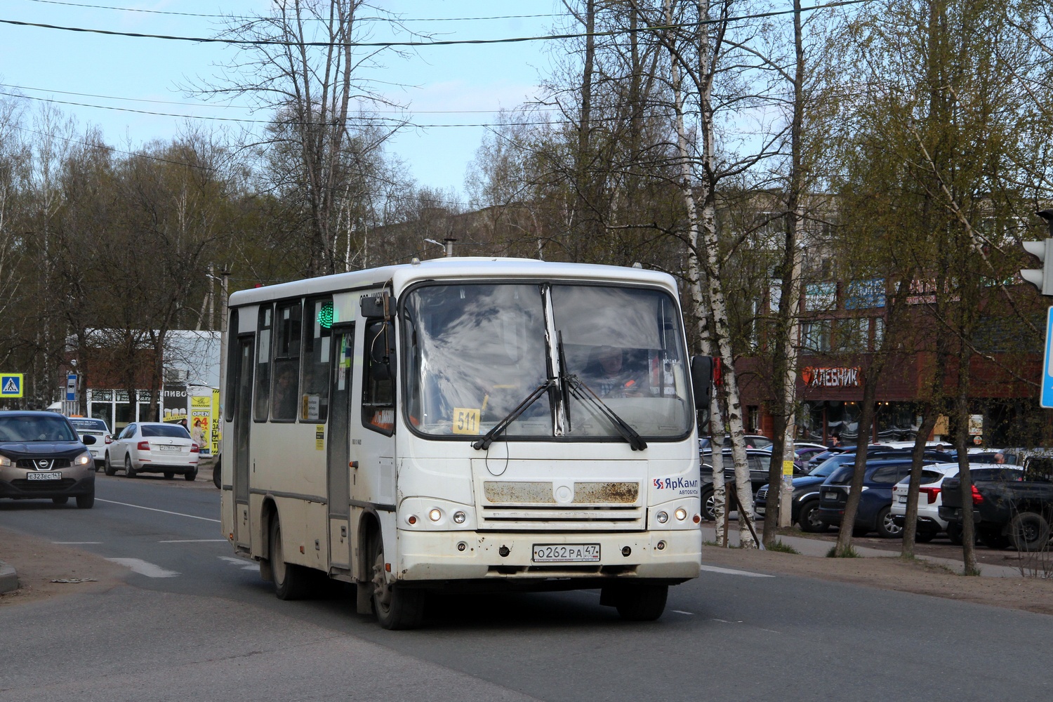 Ленинградская область, ПАЗ-320402-05 № О 262 РА 47