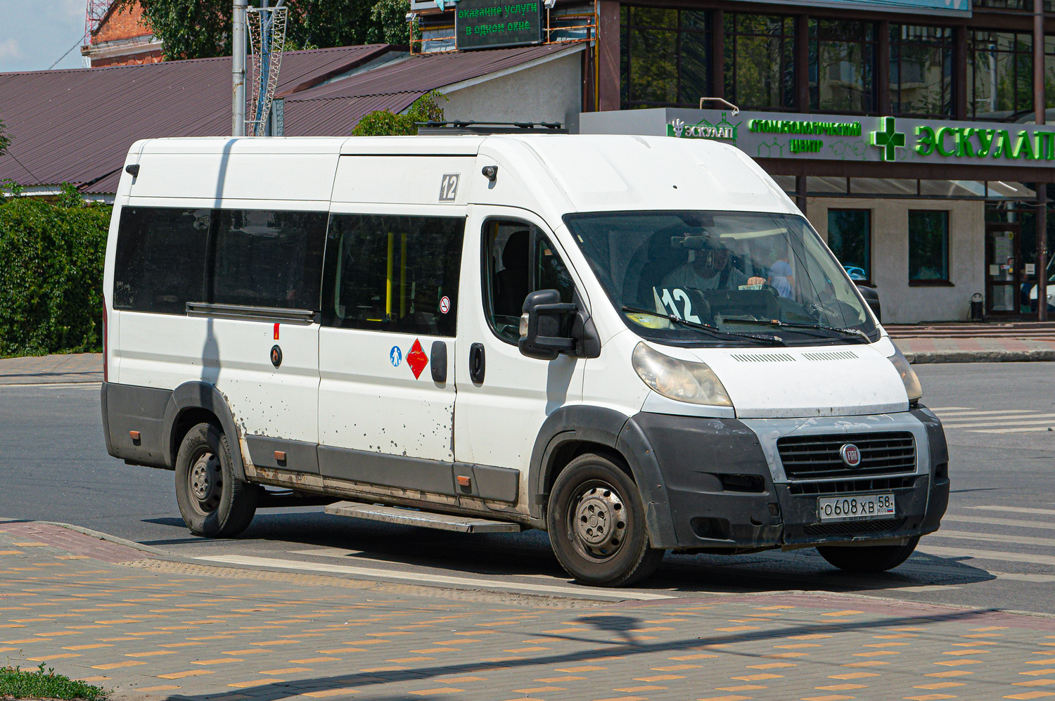 Пензенская область, Нижегородец-FST613 (FIAT Ducato) № О 608 ХВ 58