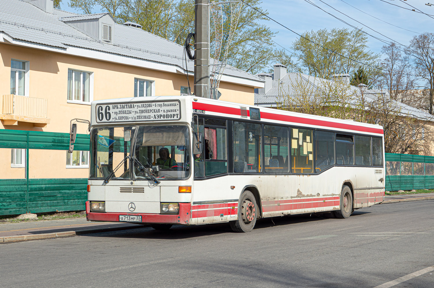 Пензенская область, Mercedes-Benz O405N2 № А 713 МР 33