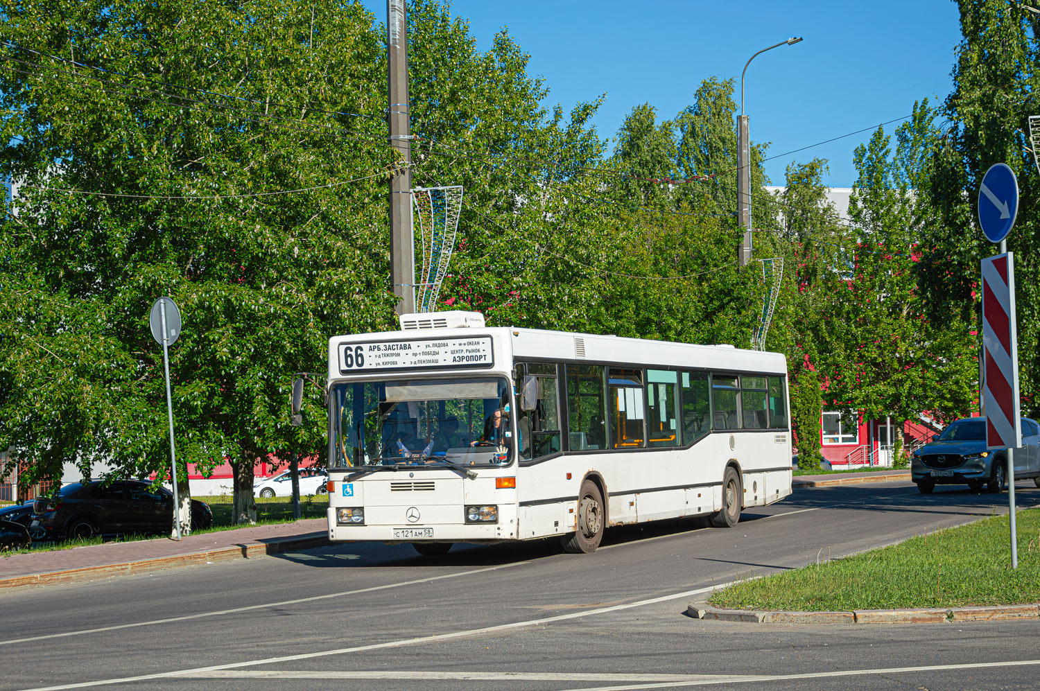 Penza region, Mercedes-Benz O405N2 (SAM) # С 121 АМ 58