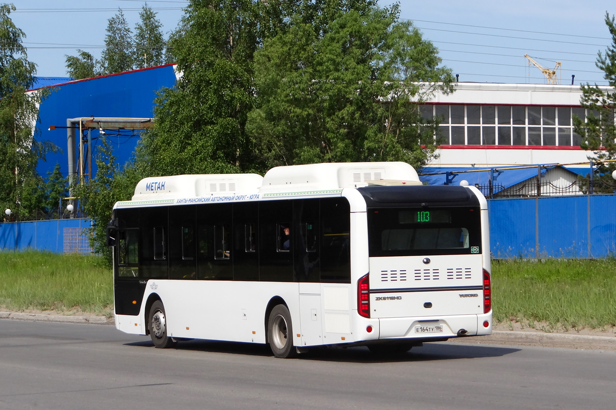 Ханты-Мансийский АО, Yutong ZK6116HG № Е 164 ТУ 186