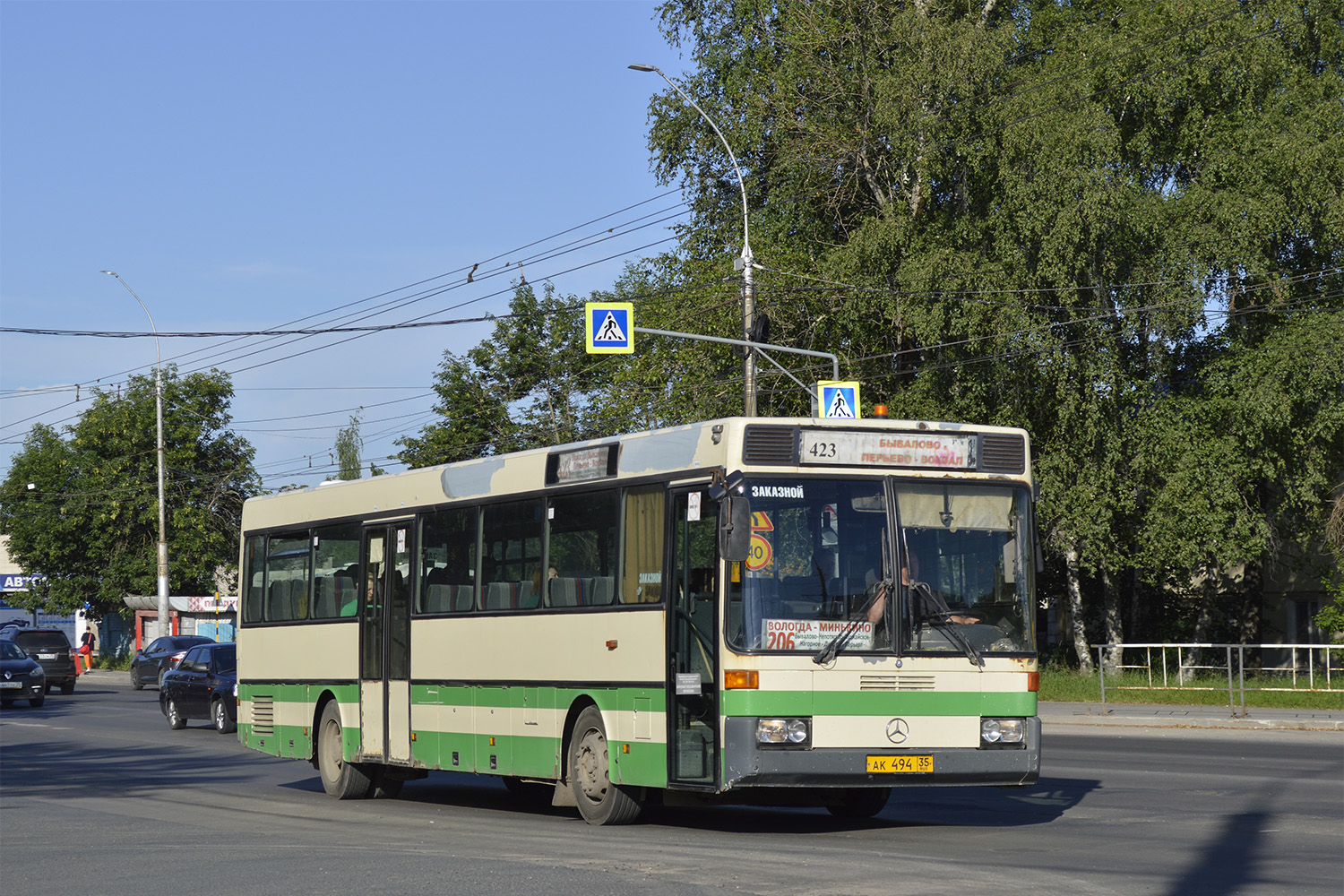 Вологодская область, Mercedes-Benz O407 № АК 494 35