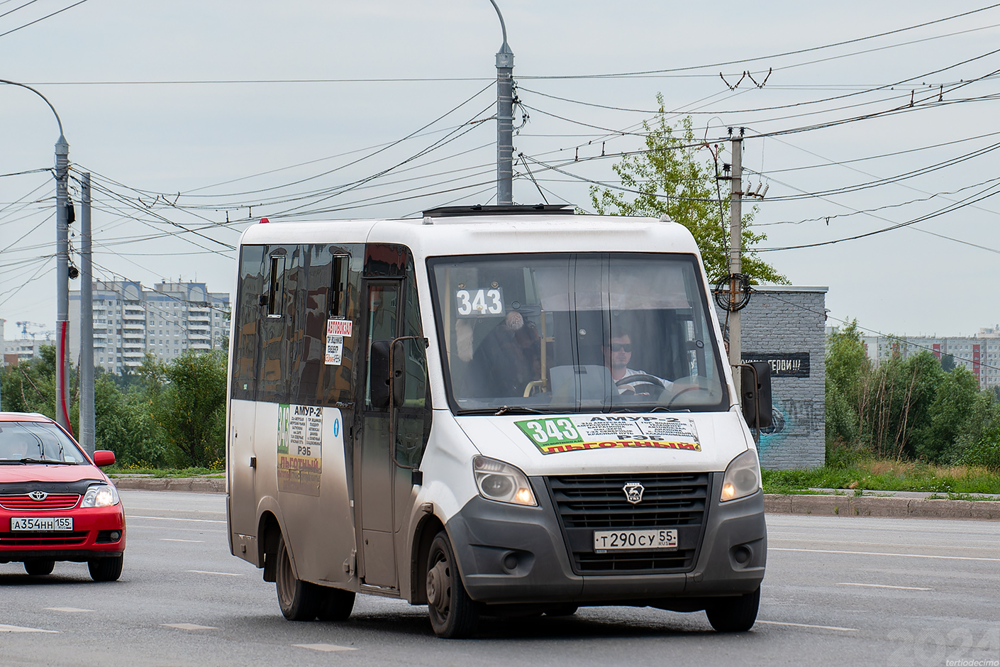 Omsk region, GAZ-A64R42 Next № Т 290 СУ 55