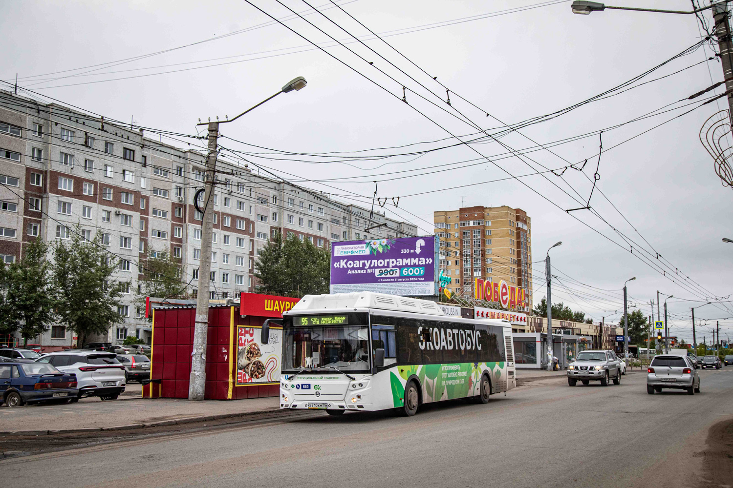 Омская область, ЛиАЗ-5292.67 (CNG) № 665