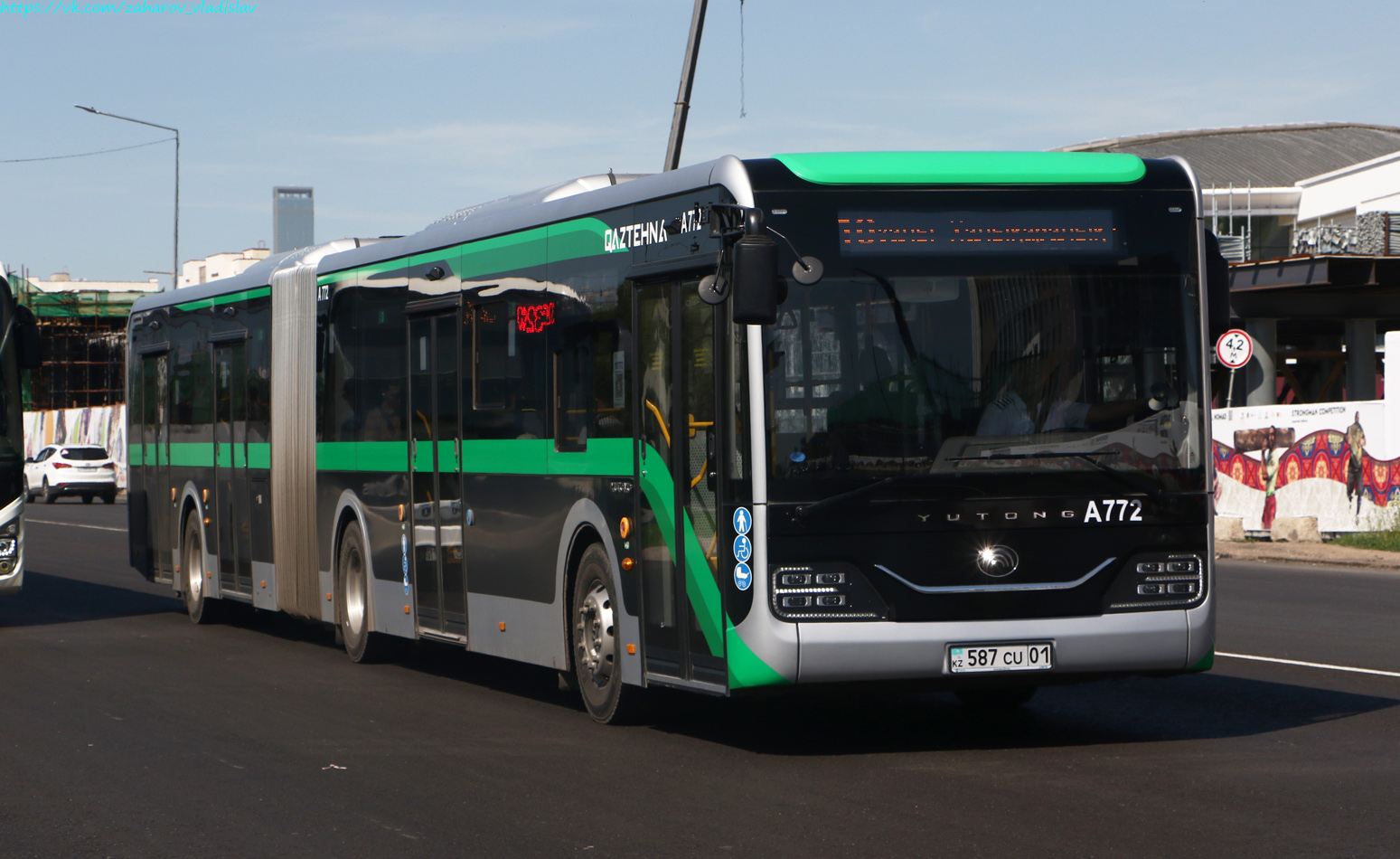 Астана, Yutong ZK6180HG (QazTehna) № A772