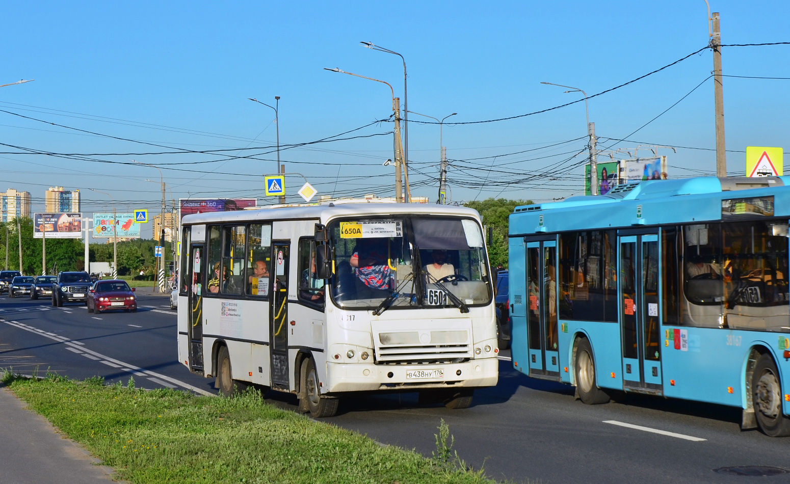 Санкт-Петербург, ПАЗ-320402-05 № 8817