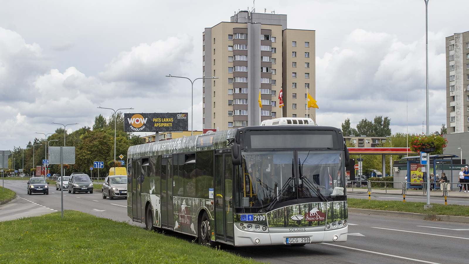 Литва, Solaris Urbino III 12 hybrid № 2190