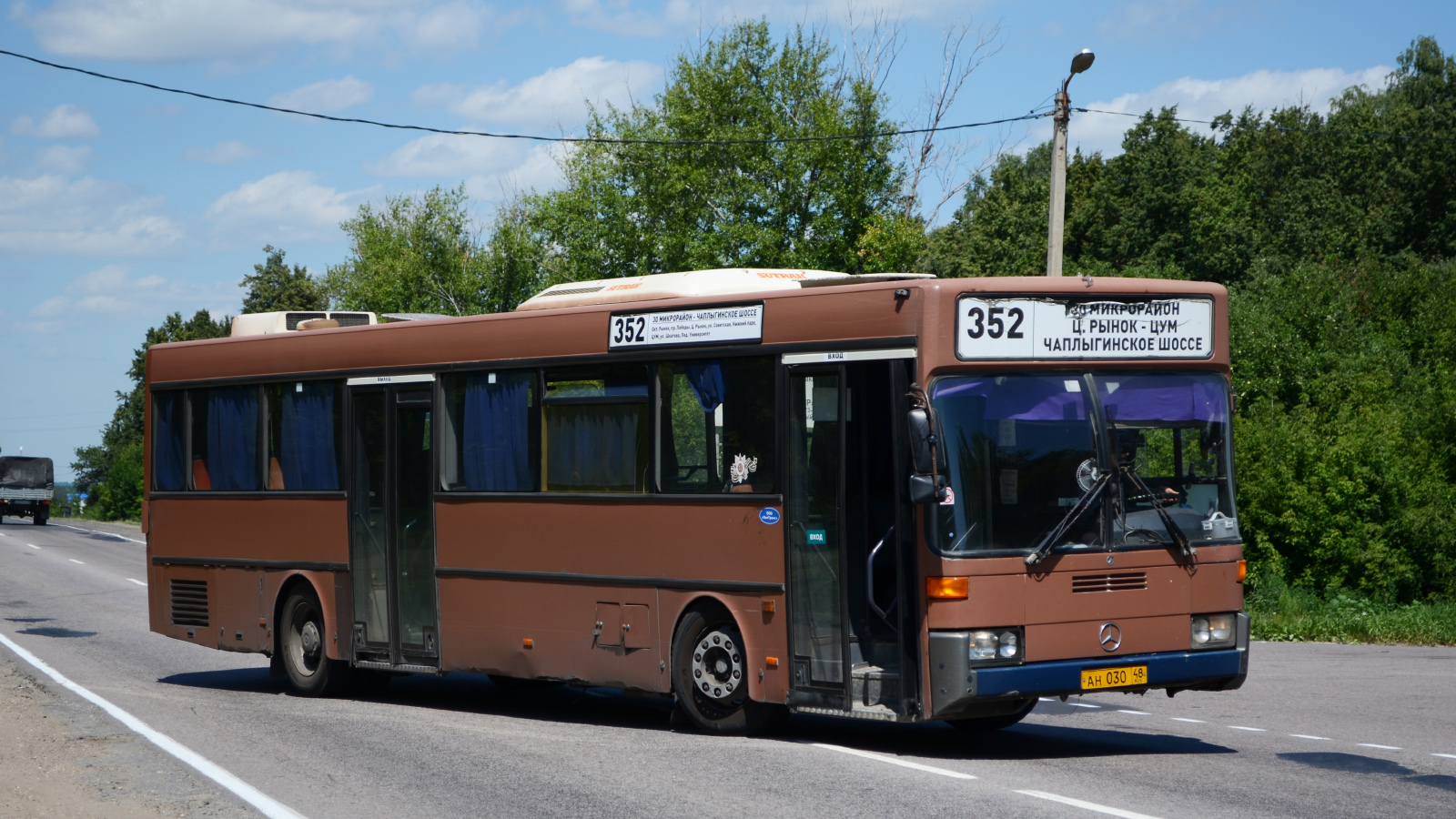 Липецкая область, Mercedes-Benz O405 № АН 030 48