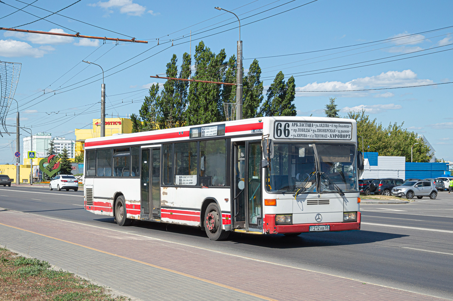 Пензенская область, Mercedes-Benz O405N2 № Т 212 АВ 58