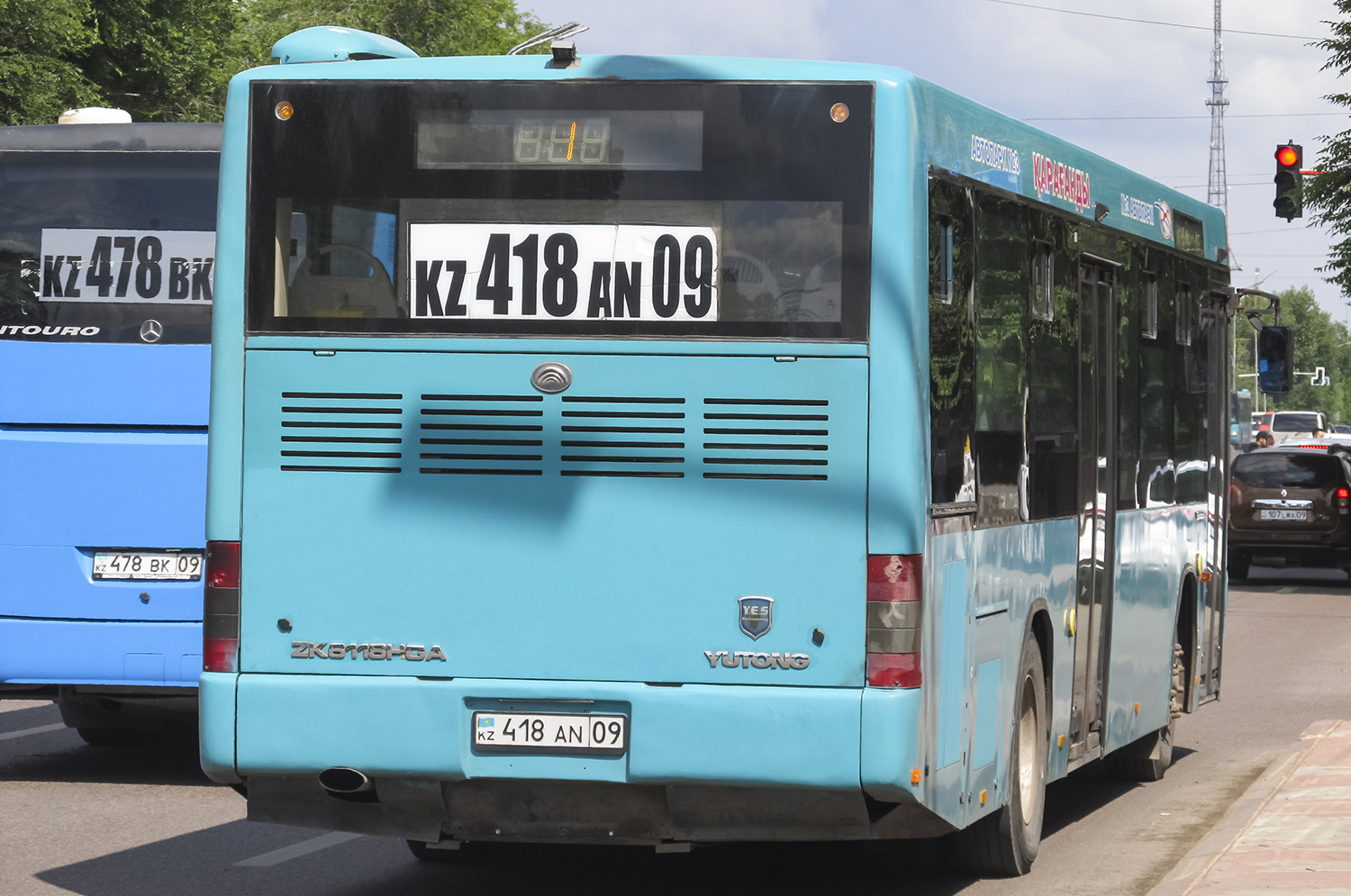 Карагандзінская вобласць, Yutong ZK6118HGA № 418 AN 09