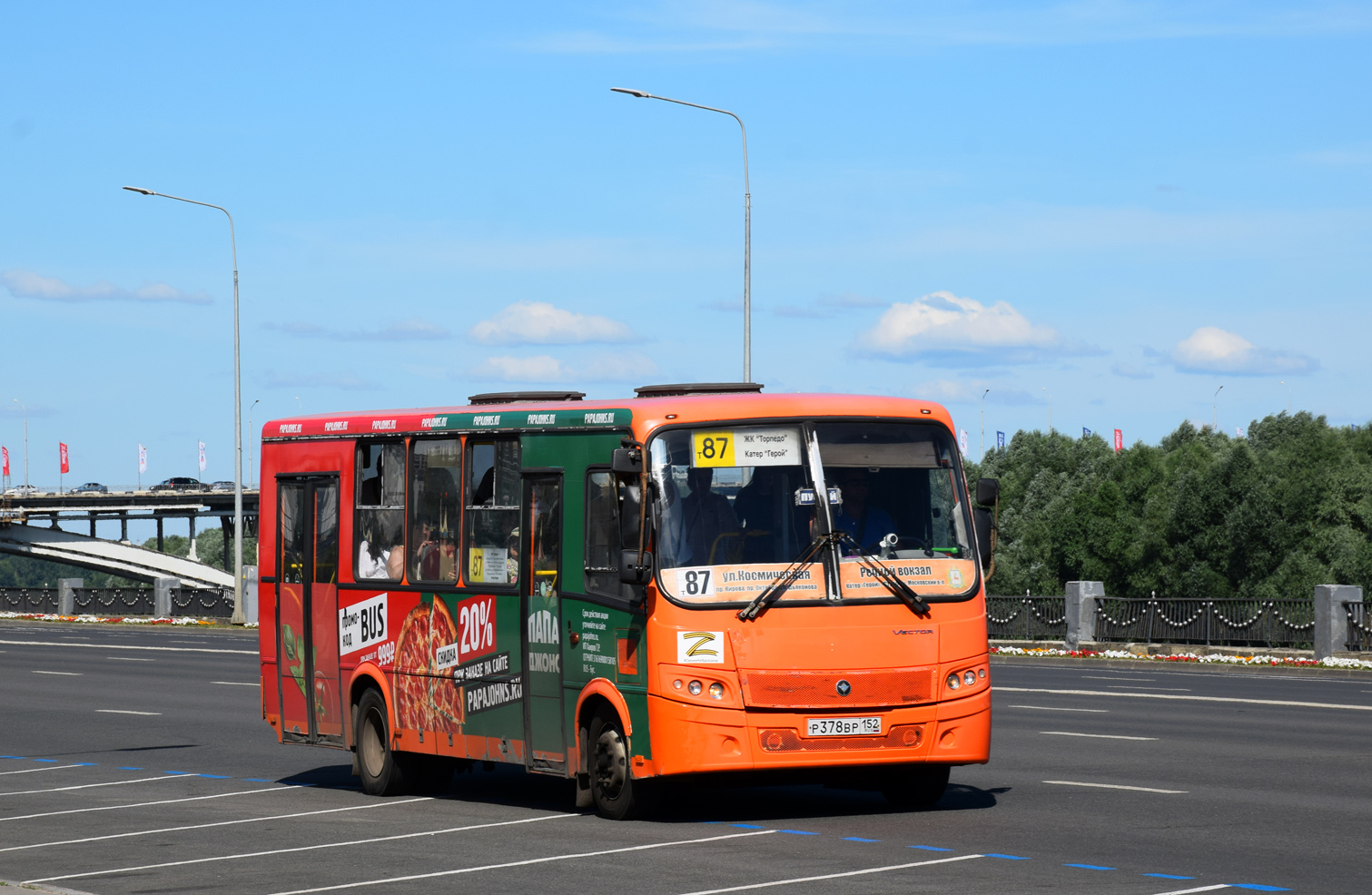 Нижегородская область, ПАЗ-320414-05 "Вектор" № Р 378 ВР 152