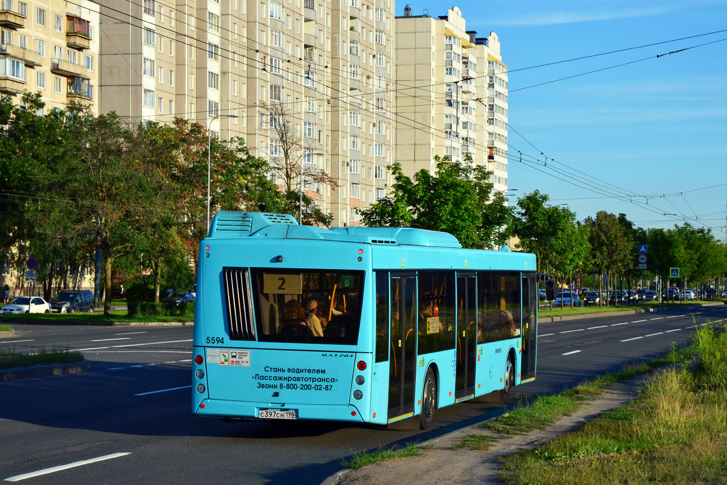 Санкт-Петербург, МАЗ-203.047 № 5594