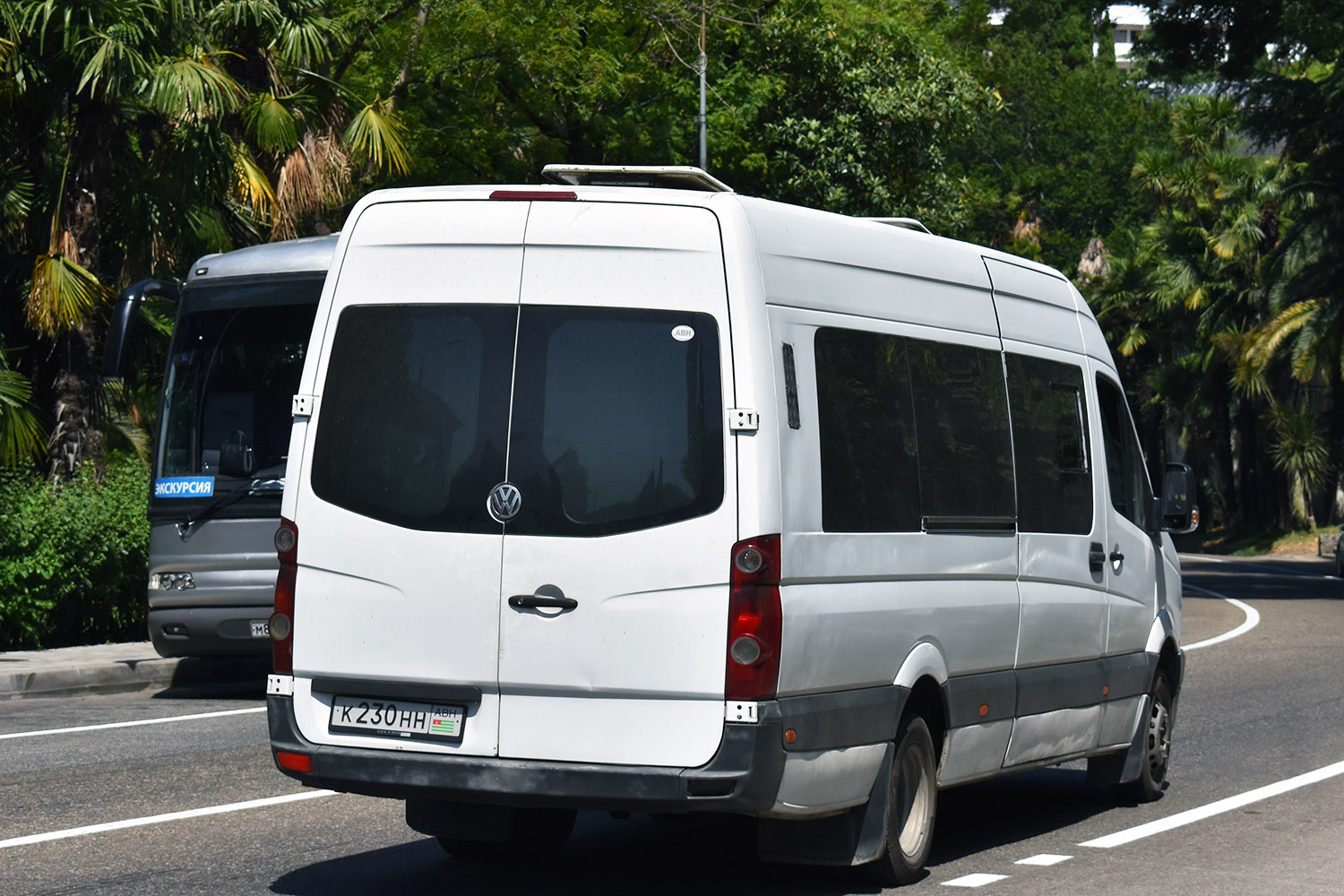 Абхазия, Noge Touring Star 3.45/12 № М 888 ВУ; Абхазия, Mercedes-Benz Sprinter W906 515CDI № К 230 НН