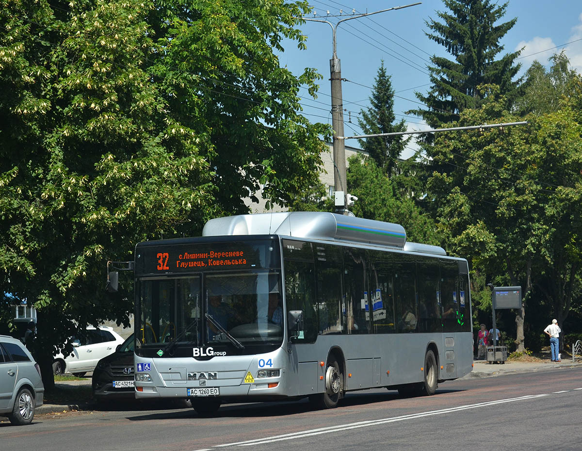 Волынская область, MAN A21 Lion's City NL313 CNG № 04