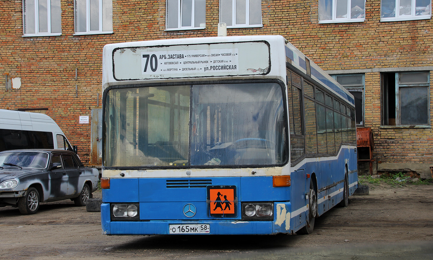 Пензенская область, Mercedes-Benz O405N2 № О 165 МК 58